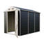 6x8 FT Metal Apex Roof Garden Tool Storage Shed