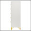 Commode blanche 5 tiroirs Chesney