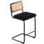 Tabouret de bar et de comptoir en velours Georgios-1325310130-1317367745
