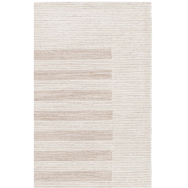 Fonti Striped Hand-Tufted Wool Area Rug, Rectangle 6' x 9'