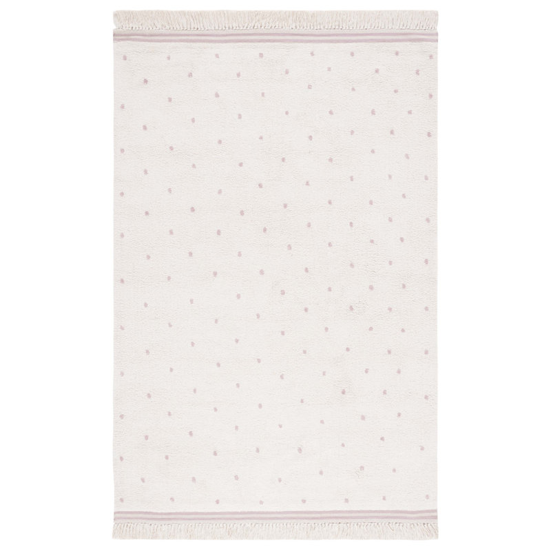 Tapis ivoire / rose Easy Care 212, Rectangle de 5 pi x 8 pi