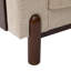 Canapé rembourré 83,5 po à 3 places moderne 83,5 po, beige