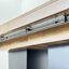 Table de salle à manger extensible pour 4 à 10 personnes, table de salle à manger en bois avec base à piédestal double robuste et grande table extensible moderne