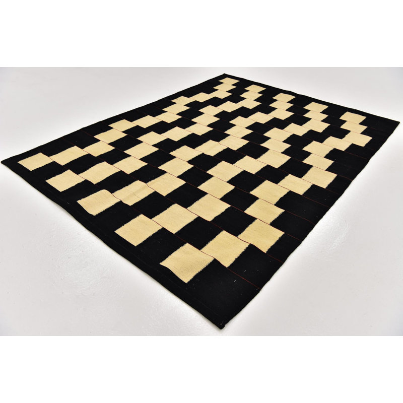 Tapis noir 5 x 7 Parrett