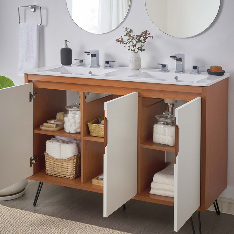 Meuble-lavabo double 48 po Energize