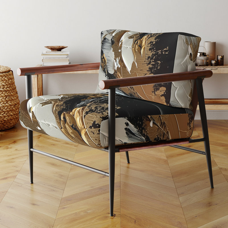Fauteuil d'appoint rembourré Mystery Awakening, Noir, noir, noir, noir
