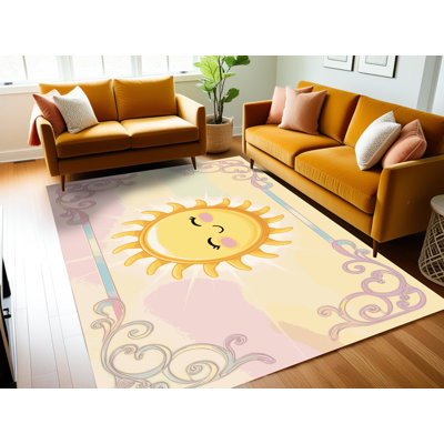 Tapis pour chambre de bébé Zoomie Kids