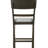 2Pc Transitional Upholstered Counter Height Dining Chair Bar Stools Brown Finish Wooden Furniture-1666859377