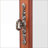 Cabinets, Corner Curio with 5 Shelves &amp; Lighting, Walnut Brown, 70.5"H x 23.3"W x 18"D | Traditional | MDF-1818608730