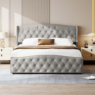 Metal Ottoman Storage Bed