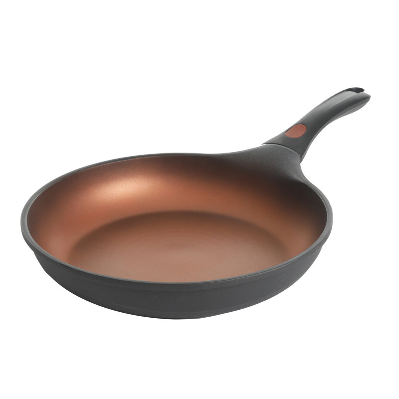 Poêle à frire en fonte antiadhésive Aluminium Kenmore, l 11 pi