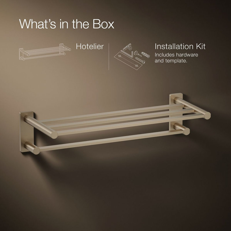 Parallel Hotelier, Brushed Bronze