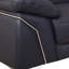 Fauteuil de coin en cuir Necip-1145863097