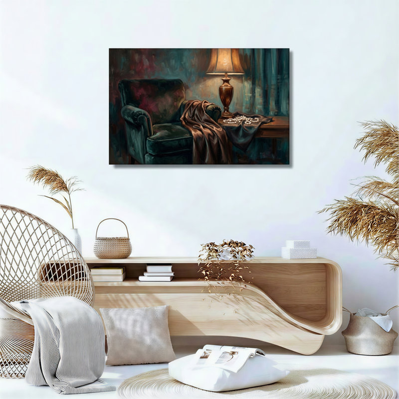 Ensemble élégant d'une toile murale immobile, H 20 po x l 30 po, Toile tendue