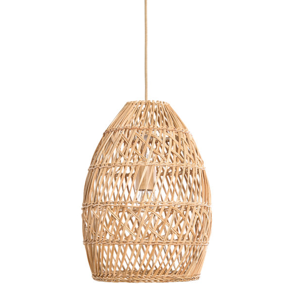 Bay Isle Home Ampelius - Light Natural Dome Pendant | Wayfair