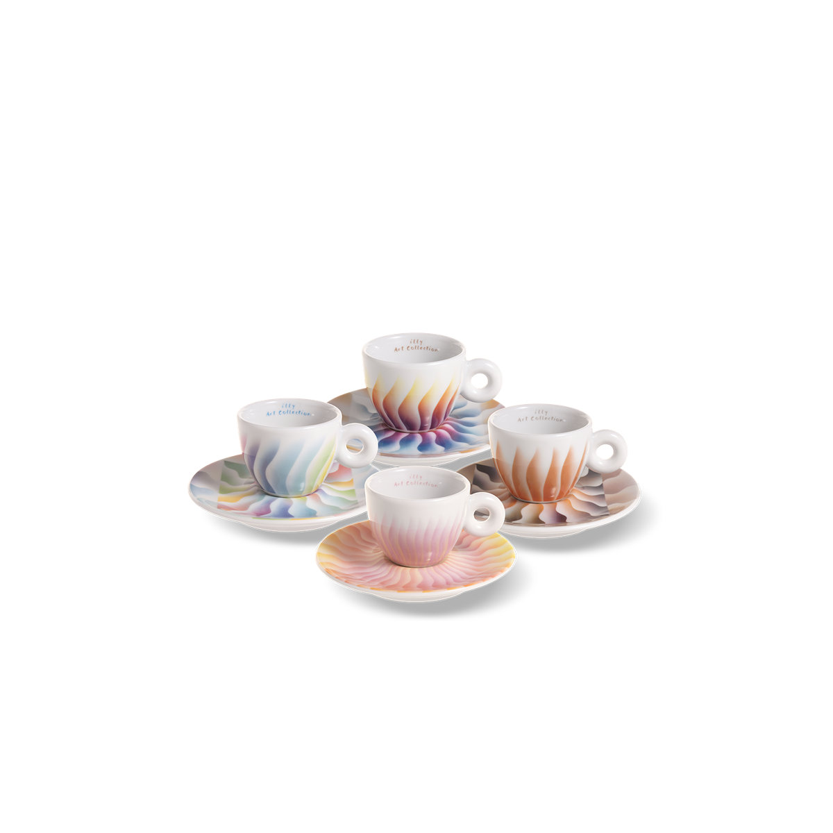 Illy Judy Chicago Art Collection Espresso Cups and Saucers - Thumbnail 2