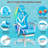 Hoffree Massage Ergonomic Gaming Chair with Bluetooth Speakers and RGB LED Lights-100105949