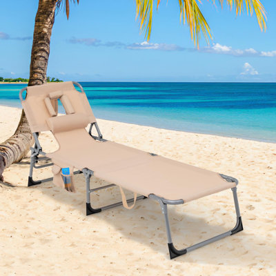 Folding Adjustable Patio Lounge Chair
