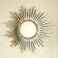 Miroir 33 po Gemme, miroir décoratif en forme de Sunburst