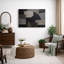 Œuvre d'art moderne neutre géométrique incurvée, photos de salon, impression sur toile giclée sur toile encadrée-1317161468-1317161469