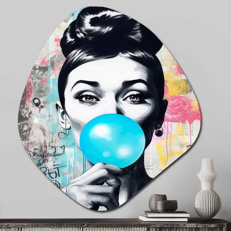 Katzer - Art mural asymétrique en métal avec forme de nébuleuse, H 28 po x l 25 po x P 1 po