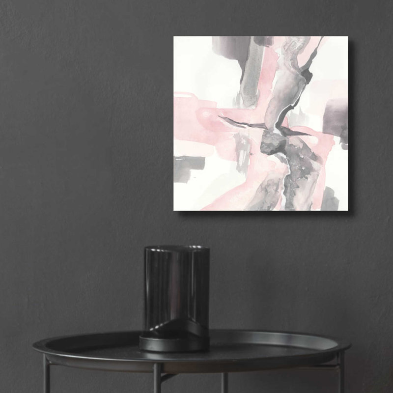«Blush Gray I» par Chris Paschke, H 12 po x l 12 po x P 0,13 po