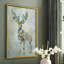 Fantastic Florals Deer, reproduction encadrée complète - bois massif-1896672303