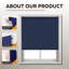 Thermal Blackout Roller Blind - Trimmable Cut to Size - Heavy Duty Metal Tube-1274649705-1268557046