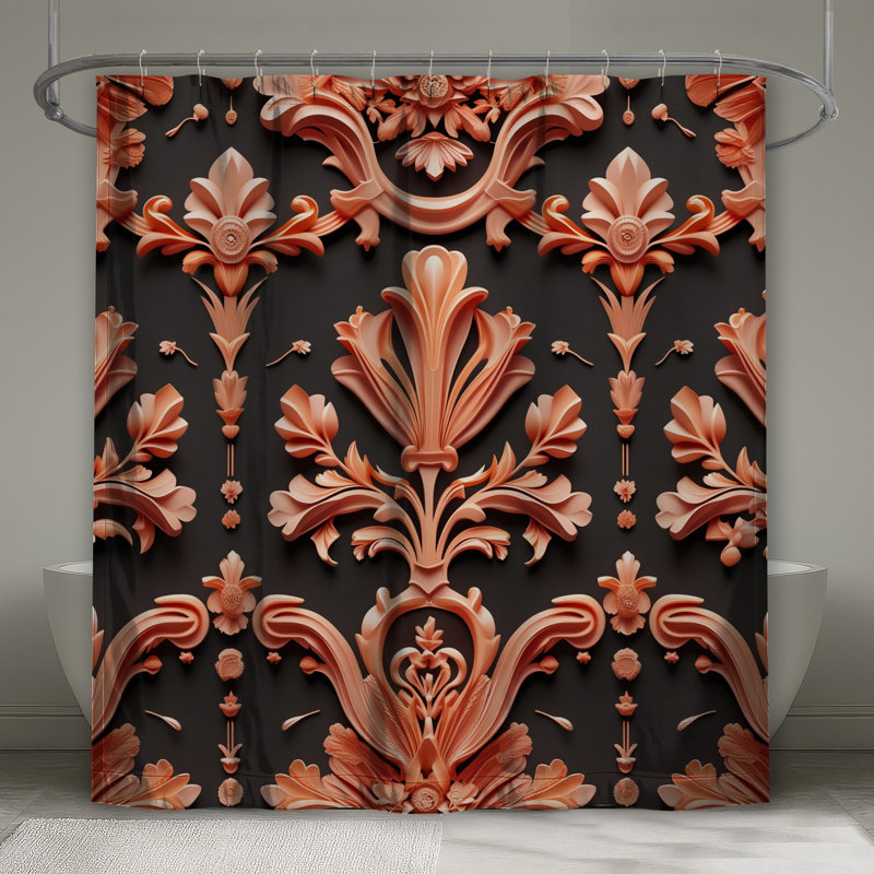 Rideaux de douche Ornate, 70in W x 72in H