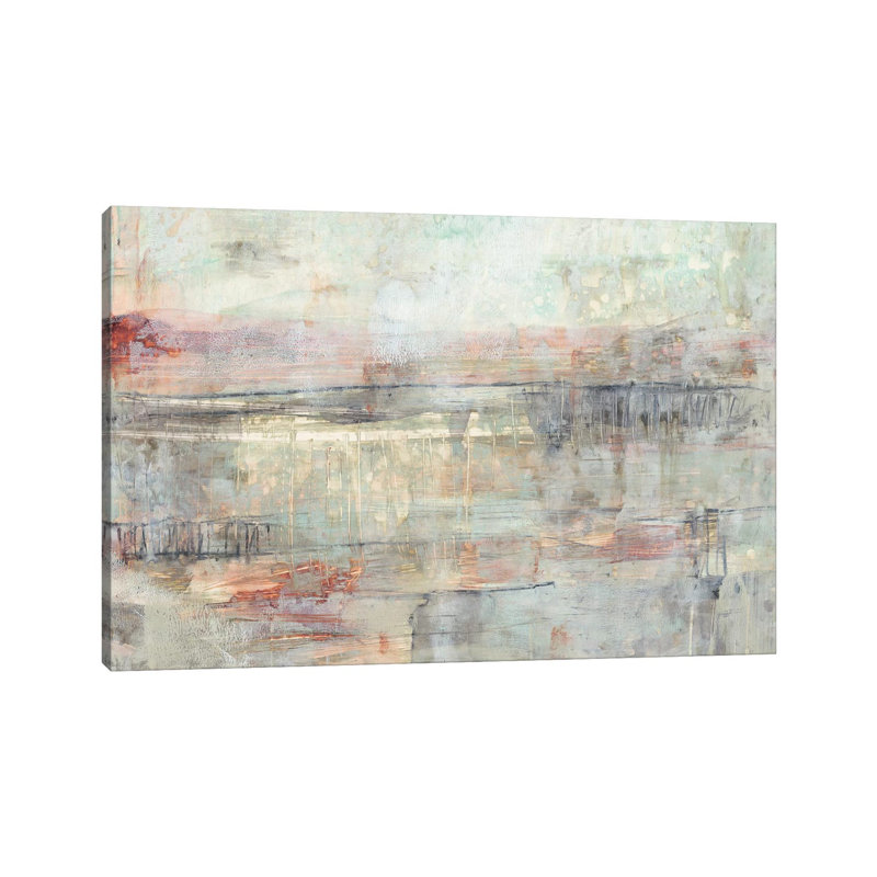 Soft Scape I by Jennifer Goldberger - Wrapped Canvas Painting, 30.48 cm H x 45.72 cm W