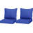 4 Patio Furniture Cushion And Pillow , Navy Blue, Outdoor Comfort Blue Seat Relaxing Area