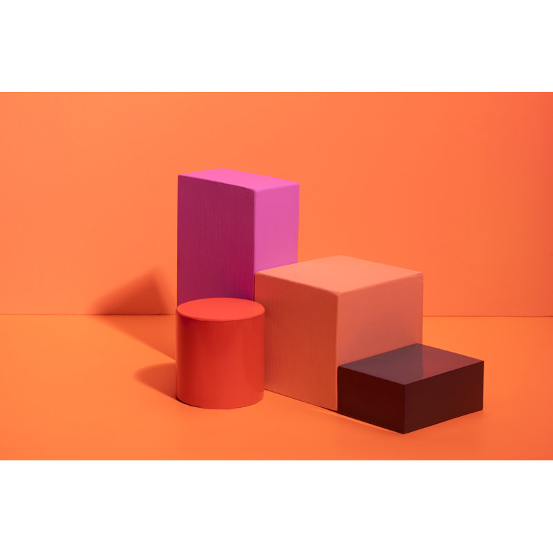 Geometric Shapes - Wrapped Canvas Print, 30cm H x 46cm W x 3.8cm D