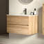 Meuble-lavabo simple de 30 po avec dessus en céramique avec trop-plein Kersha, pré-assemblé-838290735-808778445-833645115