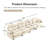 Four-Seater Modular Sectional Couch,Premium Chenille Fabric,With 2 Throw Pillows,Tufted Cushion Backrest Design,High-Density Foam Easy Install,Fits Bedrooms, Living Rooms, Reading Nooks,Beige-1546849670
