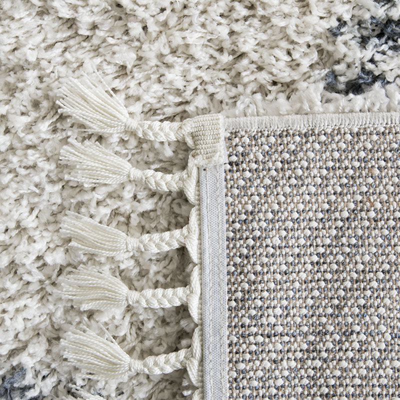 Quinley Pro Lux Shag 400 Performance Geometric Rug, Runner 2'6" x 6'