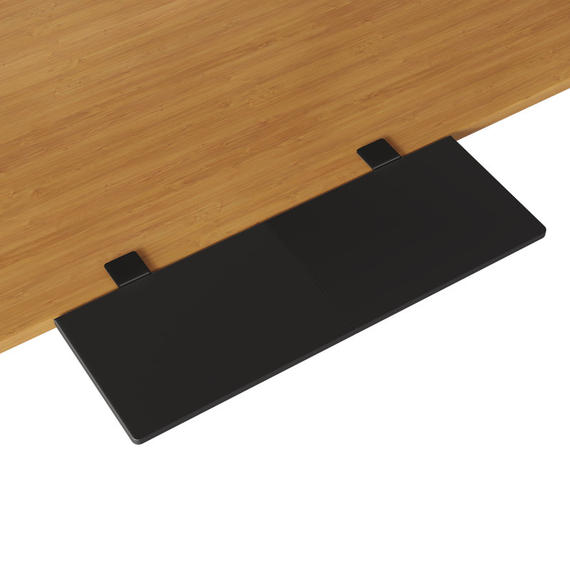 Argaki 1.3cm H x 69.1cm W Desk Keyboard Tray, Black