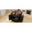 47.2" Farmhouse Kitchen Island With Drop Leaf, Kitchen Storage Island With Removable Side Racks, Two Drawers, Rolling Kitchen Cart On Wheels With Towel Rack, For Home, Kitchen, Dining Room, Black-645463197