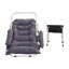 Lynmouth Velvet Accent Chair with Footstool-1277152094