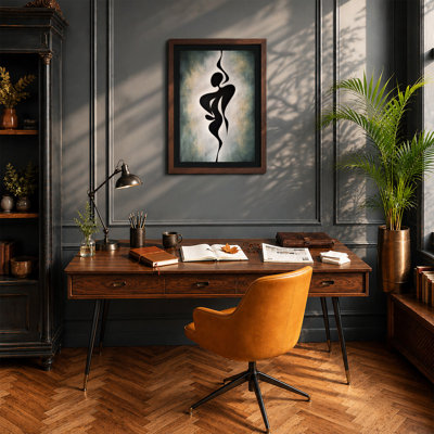 Tangled Forms Abstract - Framed Print