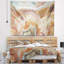 Bandes et ovales en polyester sur le tapisserie agate avec accessoires suspendus inclus-28490511