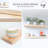 2 Piece Pine Floating Shelf