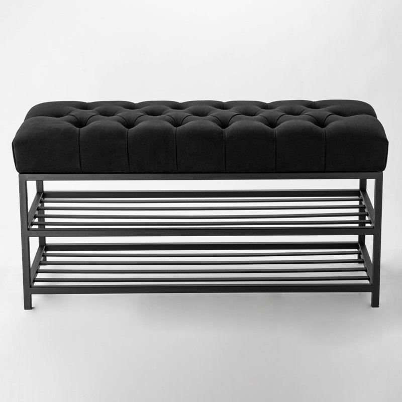 Avaeah Upholstered Storage Bench, 45cm H x 60 cm W x 40cm D