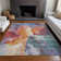 Machine Washable Indoor/Outdoor Claudian ACN1632 Orange Rug