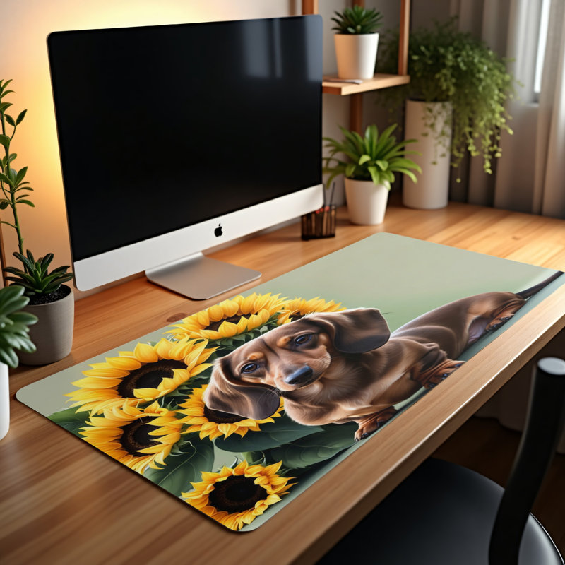 Polyester Desk Pad, 31.5x15.5