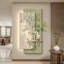 Peinture de style médiéval en bambou et plantes vertes sur une murale-290340547