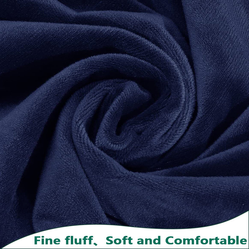 Housse pour canapé de coin Elastic, Bleu marine, H 38 po x l 58 po x P 43 po