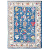 One-of-a-Kind 10'6" x 13'10" Area Rug in Blue/Ivory/Red/Yellow