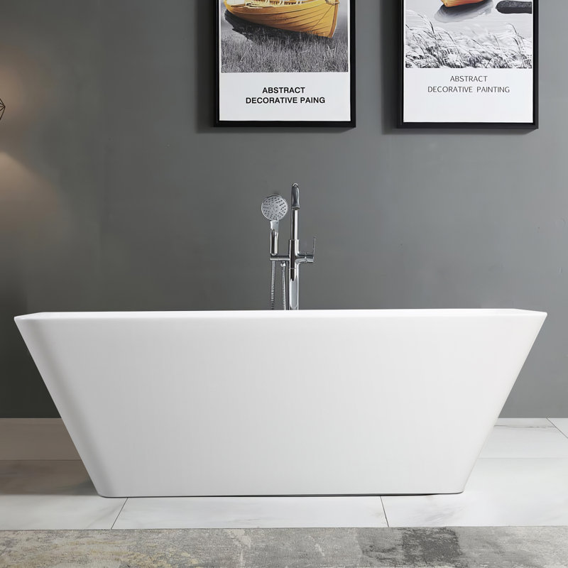 Maxxim 75 mm W Freestanding Acrylic Bath