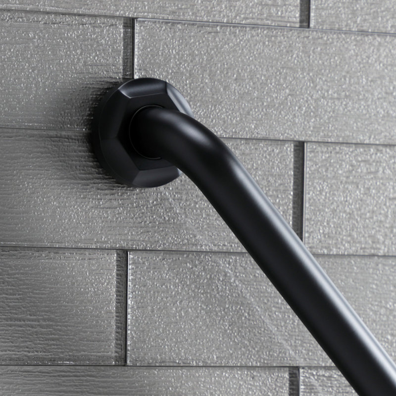 Kingston Brass Metropolitan 1-1/4 Inch O.D Grab Bar, 32" W, Matte Black