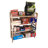 Wood Shoe Rack Flower Plant Display Stand Reading Room Book Cart Storage Organizer 4-Shelf